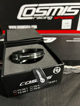 12x1.5 Chrome / 60.1 / Black Valves -