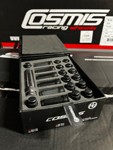 12x1.25 Satin Black / 66.1 / Black Valves -