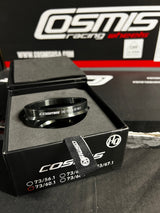 12x1.5 Satin Black / 60.1 / Red Valves -